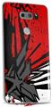 Skin Decal Wrap for LG V30 Baja 0040 Red