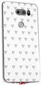 Skin Decal Wrap for LG V30 Hearts Gray