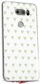 Skin Decal Wrap for LG V30 Hearts Green
