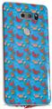 Skin Decal Wrap for LG V30 Crabs and Shells Blue Medium