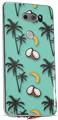 Skin Decal Wrap for LG V30 Coconuts Palm Trees and Bananas Seafoam Green