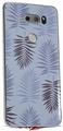 Skin Decal Wrap for LG V30 Palms 01 Purple On Purple