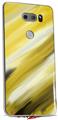 Skin Decal Wrap for LG V30 Paint Blend Yellow