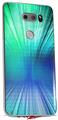 Skin Decal Wrap for LG V30 Bent Light Seafoam Greenish