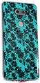 Skin Decal Wrap for LG V30 Peppered Flower