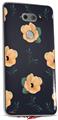 Skin Decal Wrap for LG V30 Poppy Orange Navy