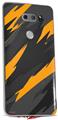 Skin Decal Wrap for LG V30 Jagged Camo Orange