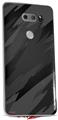 Skin Decal Wrap for LG V30 Jagged Camo Black