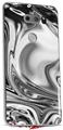 Skin Decal Wrap compatible with LG V30 Liquid Metal Chrome