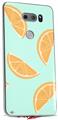 Skin Decal Wrap compatible with LG V30 Oranges Blue
