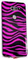 Skin Decal Wrap for LG V30 Pink Zebra