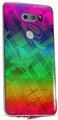 Skin Decal Wrap for LG V30 Rainbow Butterflies