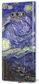 Decal style Skin Wrap compatible with Samsung Galaxy Note 9 Vincent Van Gogh Starry Night