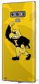 Decal style Skin Wrap compatible with Samsung Galaxy Note 9 Iowa Hawkeyes Herky on Gold