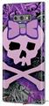 Decal style Skin Wrap compatible with Samsung Galaxy Note 9 Purple Girly Skull