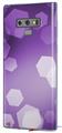Decal style Skin Wrap compatible with Samsung Galaxy Note 9 Bokeh Hex Purple