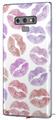 Decal style Skin Wrap compatible with Samsung Galaxy Note 9 Pink Purple Lips
