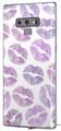 Decal style Skin Wrap compatible with Samsung Galaxy Note 9 Purple Lips