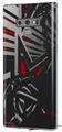 Decal style Skin Wrap compatible with Samsung Galaxy Note 9 Baja 0023 Red
