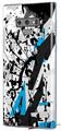 Decal style Skin Wrap compatible with Samsung Galaxy Note 9 Baja 0018 Blue Medium