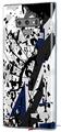 Decal style Skin Wrap compatible with Samsung Galaxy Note 9 Baja 0018 Blue Navy