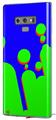 Decal style Skin Wrap compatible with Samsung Galaxy Note 9 Drip Blue Green Red
