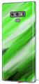 Decal style Skin Wrap compatible with Samsung Galaxy Note 9 Paint Blend Green