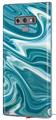 Decal style Skin Wrap compatible with Samsung Galaxy Note 9 Blue Marble
