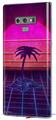 Decal style Skin Wrap compatible with Samsung Galaxy Note 9 Synth Beach