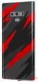 Decal style Skin Wrap compatible with Samsung Galaxy Note 9 Jagged Camo Red