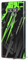Decal style Skin Wrap compatible with Samsung Galaxy Note 9 Baja 0014 Neon Green