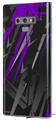 Decal style Skin Wrap compatible with Samsung Galaxy Note 9 Baja 0014 Purple