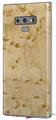 Decal style Skin Wrap compatible with Samsung Galaxy Note 9 Exotic Wood Birdseye Maple