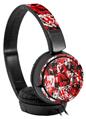 Decal style Skin Wrap for Sony MDR ZX110 Headphones Red Graffiti (HEADPHONES NOT INCLUDED)