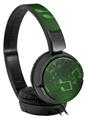 Decal style Skin Wrap for Sony MDR ZX110 Headphones Bokeh Music Green (HEADPHONES NOT INCLUDED)