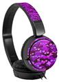 Decal style Skin Wrap for Sony MDR ZX110 Headphones Skull Camouflage Pink (HEADPHONES NOT INCLUDED)