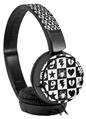 Decal style Skin Wrap for Sony MDR ZX110 Headphones Goth Punk Checkers (HEADPHONES NOT INCLUDED)