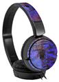 Decal style Skin Wrap for Sony MDR ZX110 Headphones Grunge RJ Blue (HEADPHONES NOT INCLUDED)