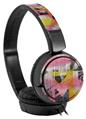Decal style Skin Wrap for Sony MDR ZX110 Headphones Pink Graffiti Grunge (HEADPHONES NOT INCLUDED)