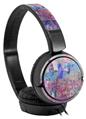 Decal style Skin Wrap for Sony MDR ZX110 Headphones Pink Graffiti Splatter (HEADPHONES NOT INCLUDED)
