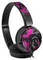 Decal style Skin Wrap for Sony MDR ZX110 Headphones Pink Splatter (HEADPHONES NOT INCLUDED)