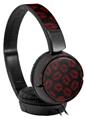 Decal style Skin Wrap for Sony MDR ZX110 Headphones Red And Black Lips (HEADPHONES NOT INCLUDED)