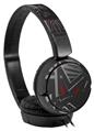 Decal style Skin Wrap for Sony MDR ZX110 Headphones Baja 0023 Red Dark (HEADPHONES NOT INCLUDED)