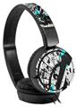 Decal style Skin Wrap for Sony MDR ZX110 Headphones Baja 0018 Neon Teal (HEADPHONES NOT INCLUDED)