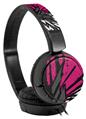 Decal style Skin Wrap for Sony MDR ZX110 Headphones Baja 0040 Fuchsia Hot Pink (HEADPHONES NOT INCLUDED)