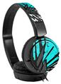 Decal style Skin Wrap for Sony MDR ZX110 Headphones Baja 0040 Neon Teal (HEADPHONES NOT INCLUDED)