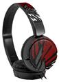 Decal style Skin Wrap for Sony MDR ZX110 Headphones Baja 0040 Red Dark (HEADPHONES NOT INCLUDED)