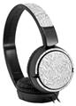 Decal style Skin Wrap for Sony MDR ZX110 Headphones Fall Black On White (HEADPHONES NOT INCLUDED)
