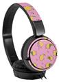 Decal style Skin Wrap for Sony MDR ZX110 Headphones Lemon Pink (HEADPHONES NOT INCLUDED)