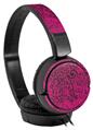 Decal style Skin Wrap for Sony MDR ZX110 Headphones Folder Doodles Fuchsia (HEADPHONES NOT INCLUDED)